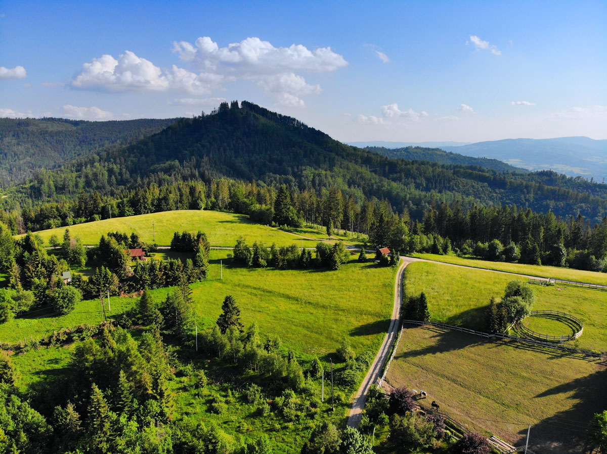 Beskid Śląski w okolicach Wisły